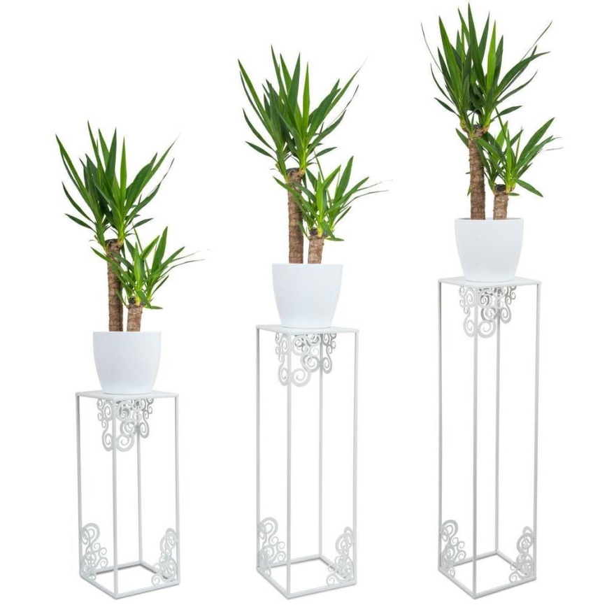 Jardinière 80x24 cm blanche