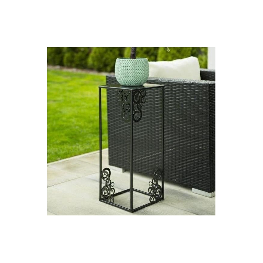 Jardinière 80x24 cm noire
