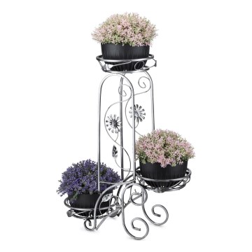 Jardinière 88x65 cm argent