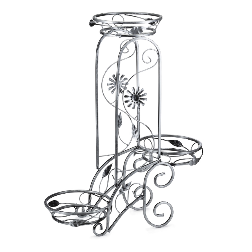 Jardinière 88x65 cm argent