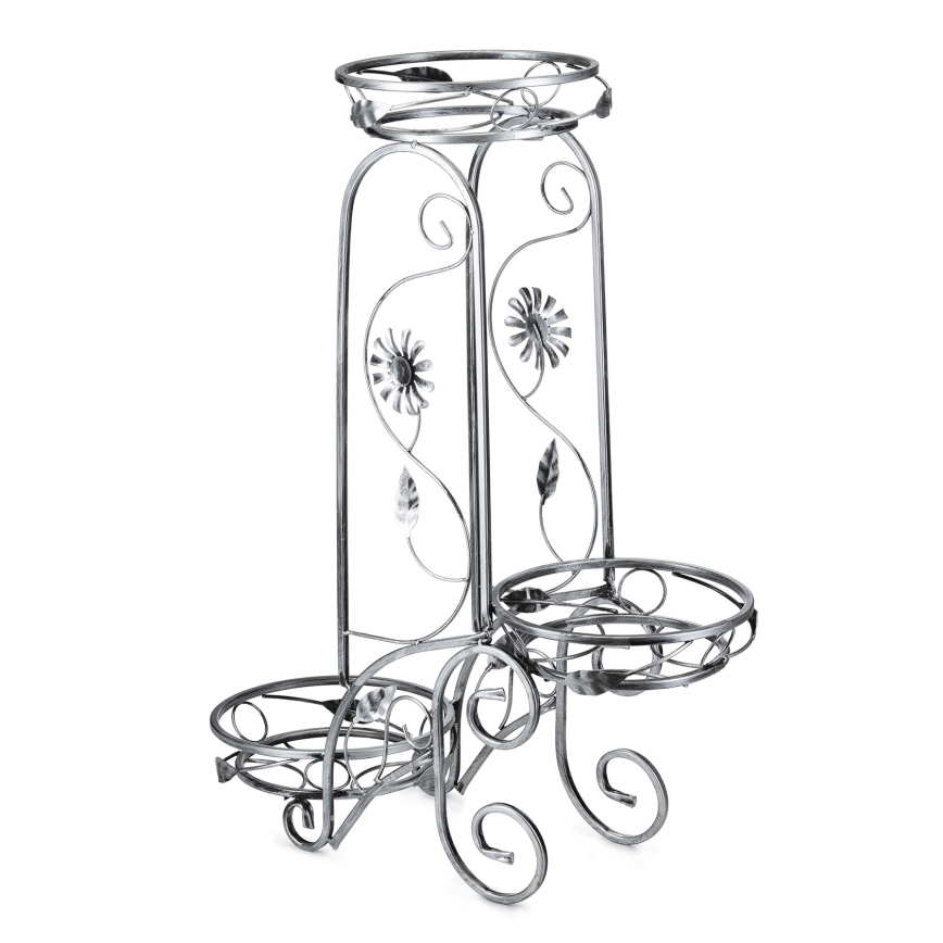 Jardinière 88x65 cm argent