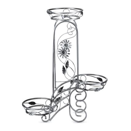 Jardinière 88x65 cm argent
