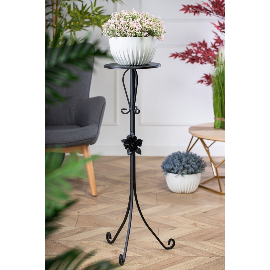 Jardinière 95x39 cm noir