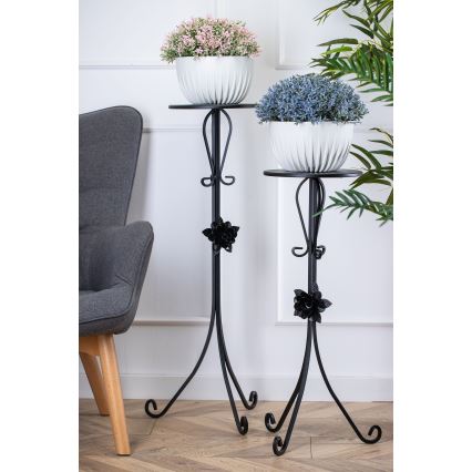 Jardinière 95x39 cm noir