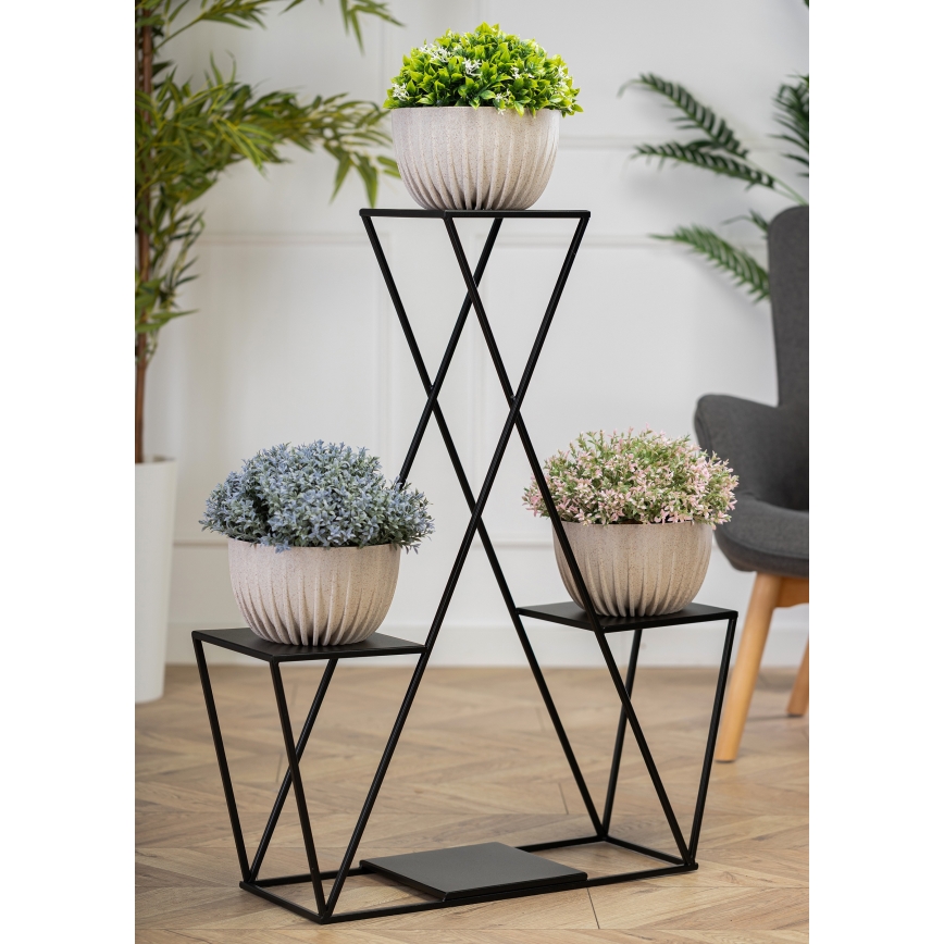 Jardinière 95x78 cm noir