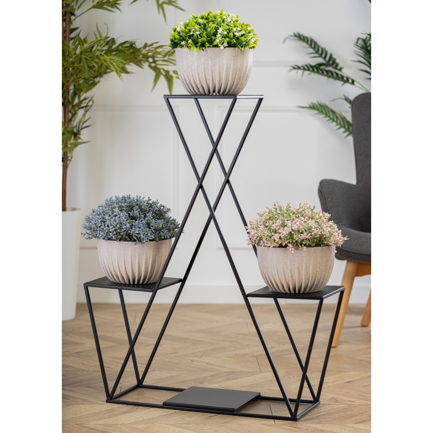 Jardinière 95x78 cm noir