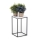 Jardinière BASICLOFT 40x24 blanche/noire