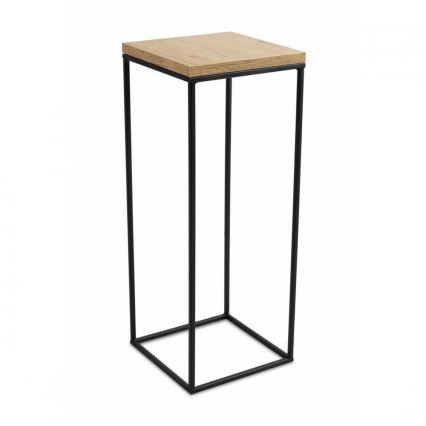 Jardinière BASICLOFT 60x24 noire/marron