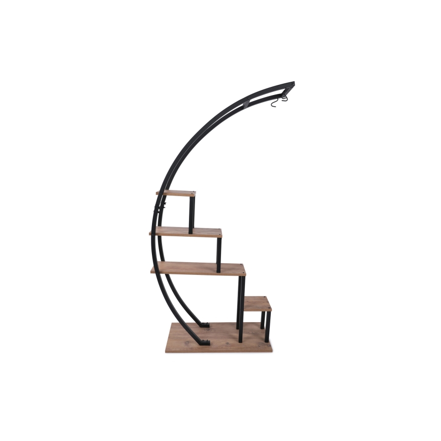 Jardinière GARDEN 180x85 cm marron/noire
