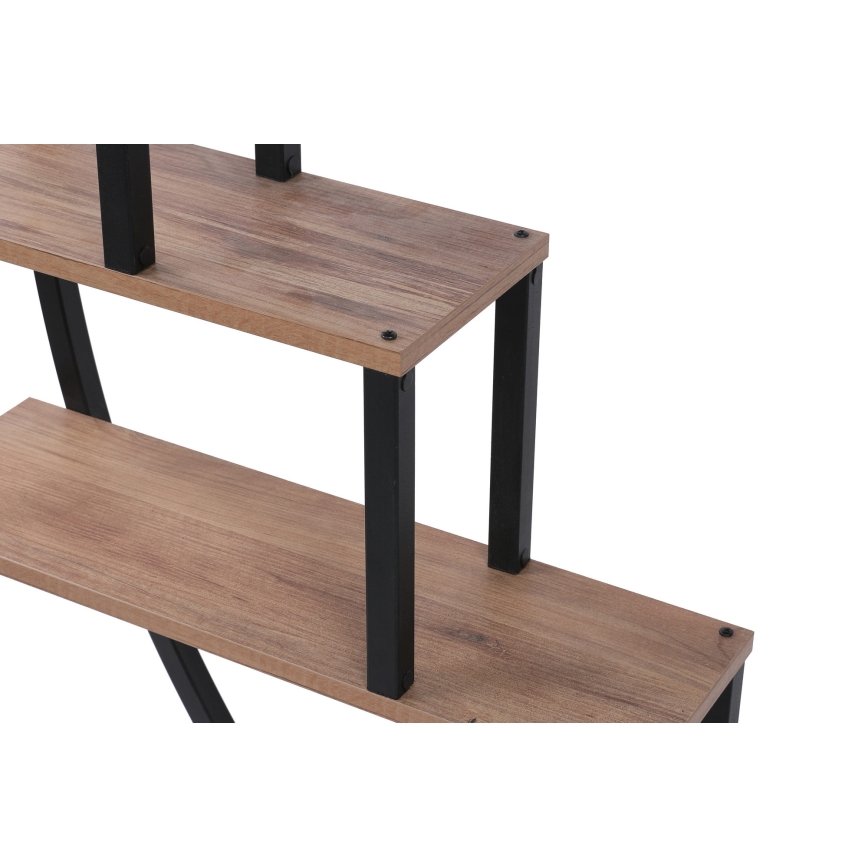 Jardinière GARDEN 180x85 cm marron/noire