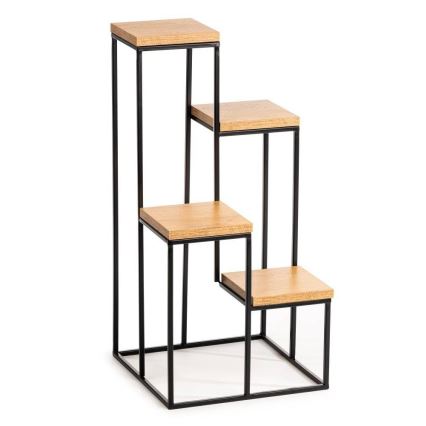Jardinière KASKADA 70x34 noire/marron