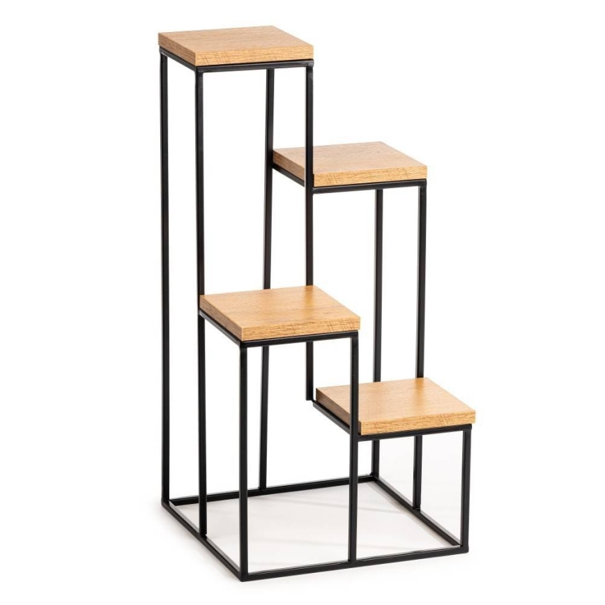 Jardinière KASKADA 70x34 noire/marron