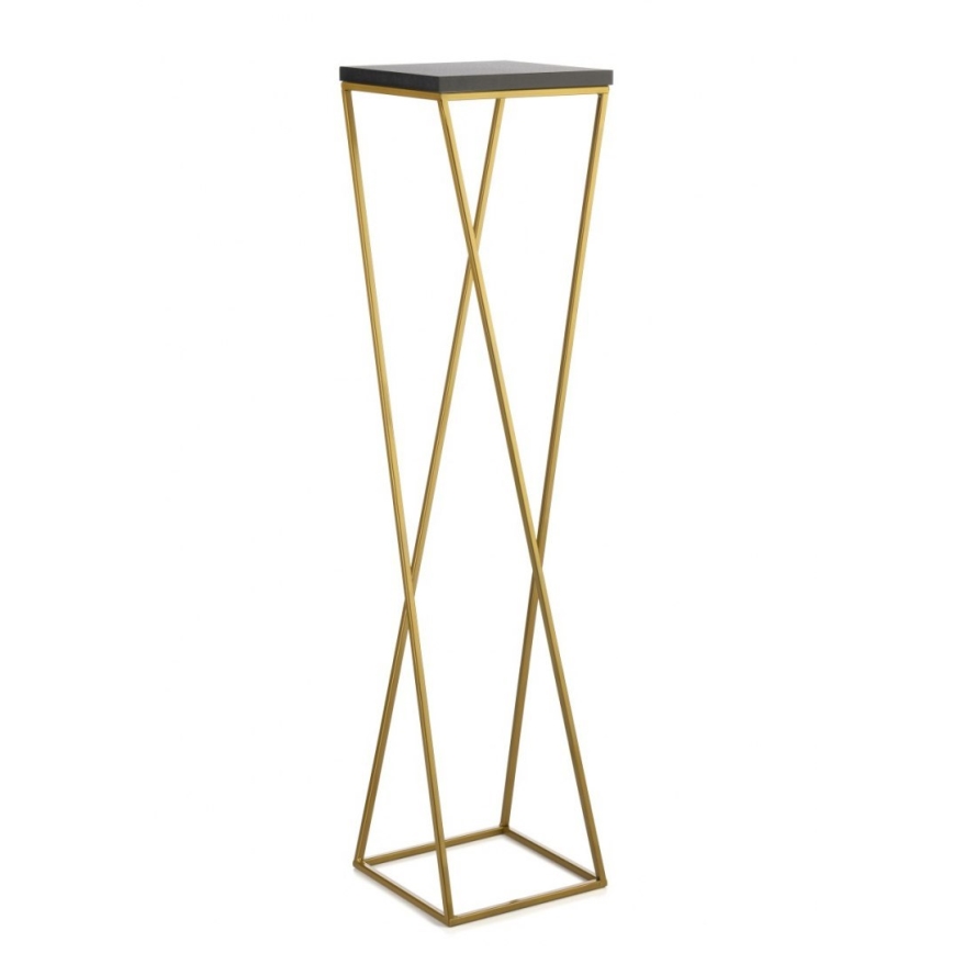 Jardinière LOFT 100x24 cm dorée/noire