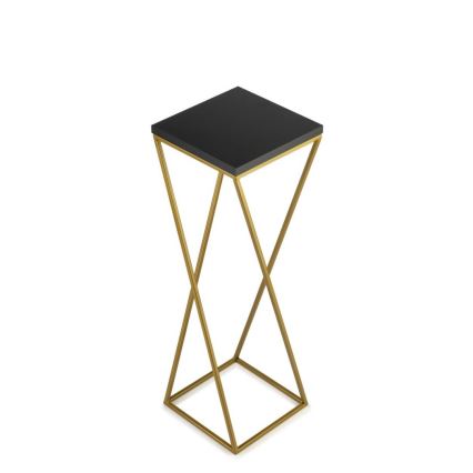 Jardinière LOFT 70x24 cm dorée/noire