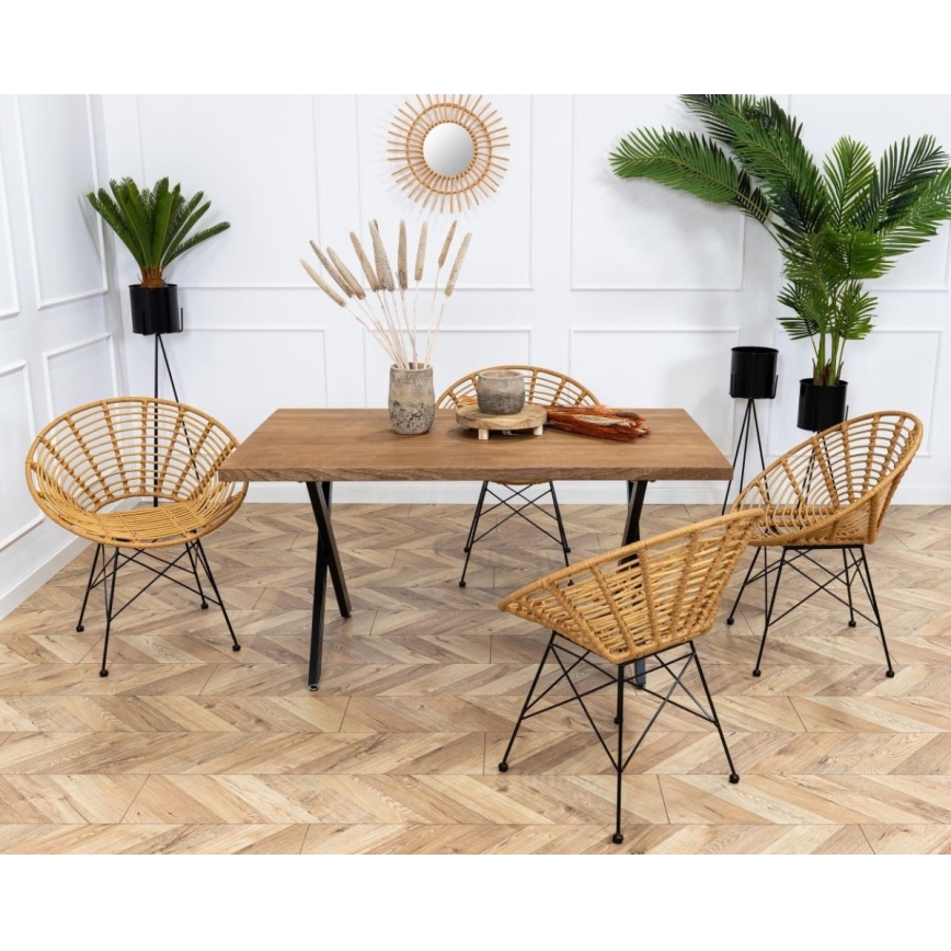 Jardinière TRIPOD 65x25 cm noire