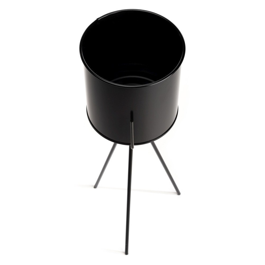 Jardinière TRIPOD 65x25 cm noire