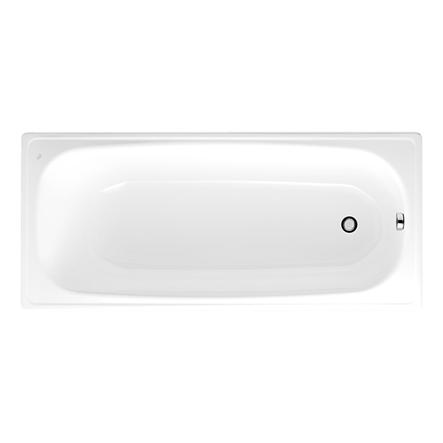 JIKA H2340600000001 - Ligbad RIGA 160x70 staal/wit