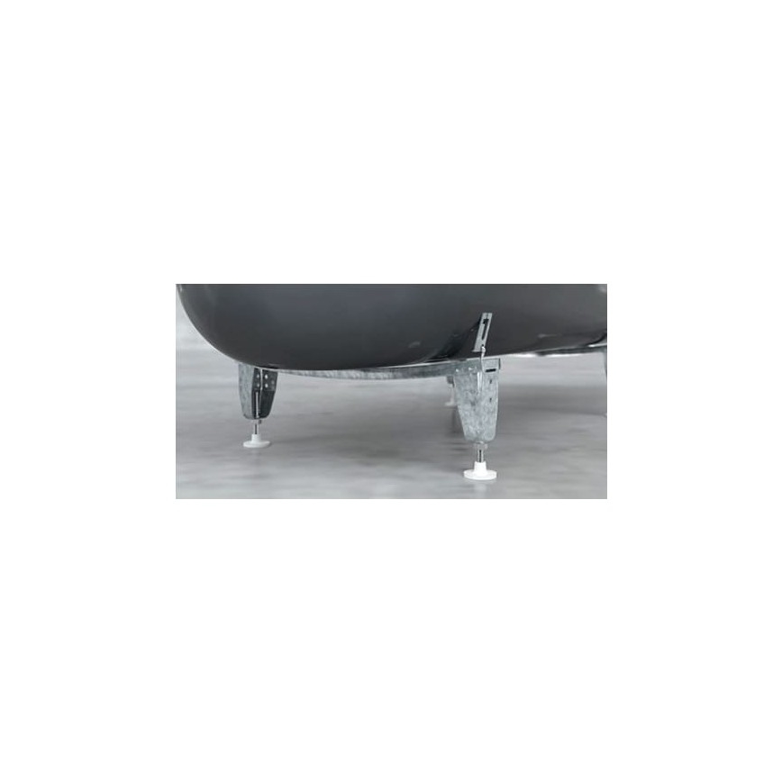 JIKA H2940120000001 - Badpoten voor ALMA/TANZA/RIGA, roestvrij staal (RVS)