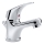 JIKA H3111N10041111 - Kraan voor wastafel + afval met overloop TALAS 12,3 cm glanzend chroom