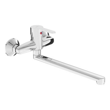 JIKA H3111Z70042401 - Kraan voor wastafel LYRA 15x35,1 cm glanzend chroom