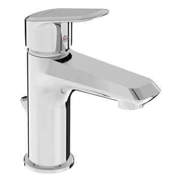 JIKA H3112E10041171 - Robinet de lavabo + bonde sans trop plein TALAS 17,4 cm chrome brillant