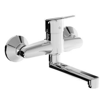 JIKA H3112E70042201 - Kraan voor wastafel TALAS 15x20,1 cm glanzend chroom