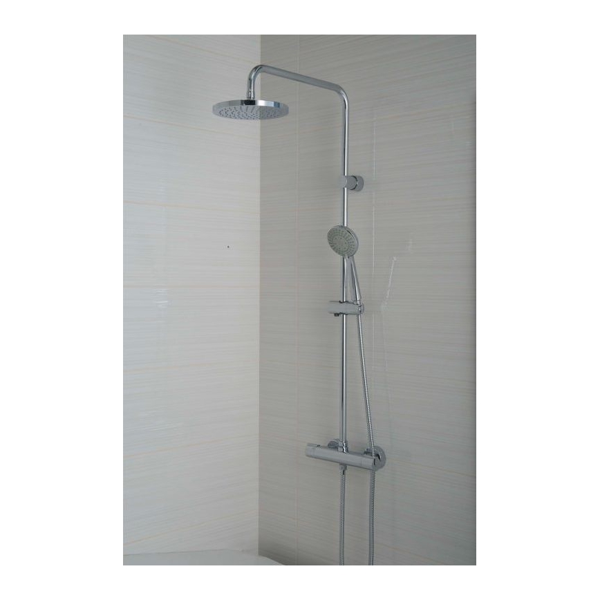 JIKA H3337170045711 - Ensemble de douche avec robinet thermostatique MIO chrome brillant