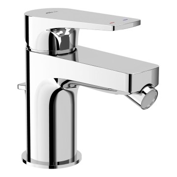 JIKA H3411X10041111 - Bidet kraan + afval zonder overloop CUBITO 12,8 cm glanzend chroom