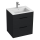 JIKA H4536121763521 - Meuble de salle de bain avec vasque CUBE 60,7x55 cm noir
