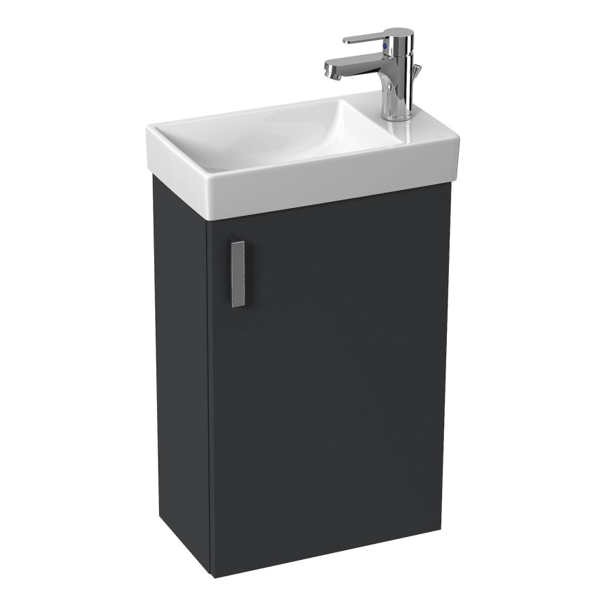 JIKA H45J5111753011 - Meuble de salle de bain avec lavabo PETIT 58,5x38,6 cm gris