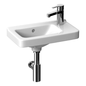 JIKA H8114240001061 - Wandgemonteerde wastafel CUBITO 45x25 cm keramiek/wit