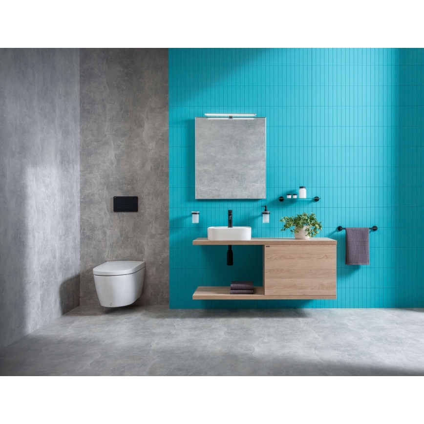 JIKA H8183610001111 - Opbouwwastafel ASTRA 40x40 cm keramiek/wit
