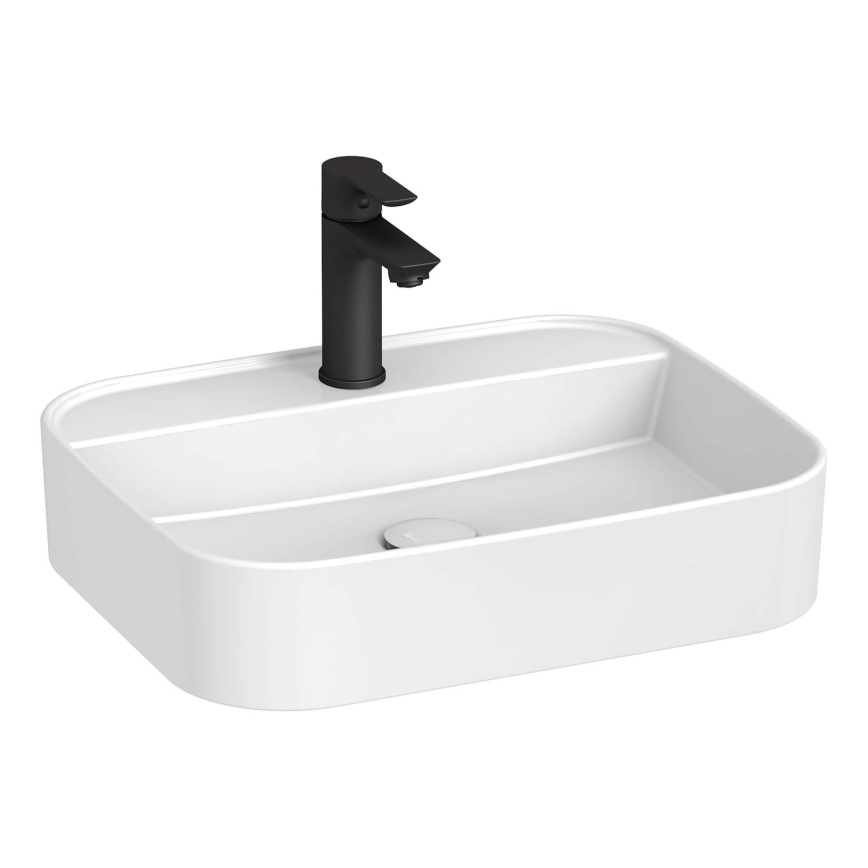 JIKA H8183620001111 - Aanrecht wastafel ASTRA 50x40 cm keramiek/wit