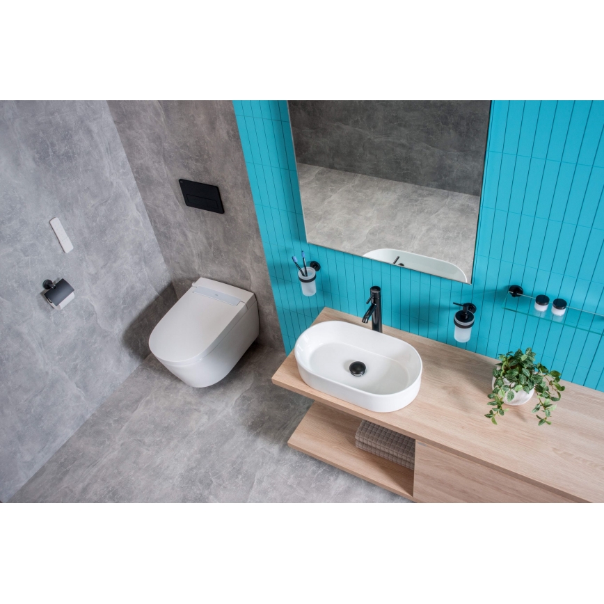 JIKA H8183660001121 - Opbouwwastafel ASTRA 53x31 cm keramiek/wit