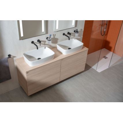 JIKA H8183820001041 - Aanrecht wastafel LYRA 55x40 cm keramiek/wit