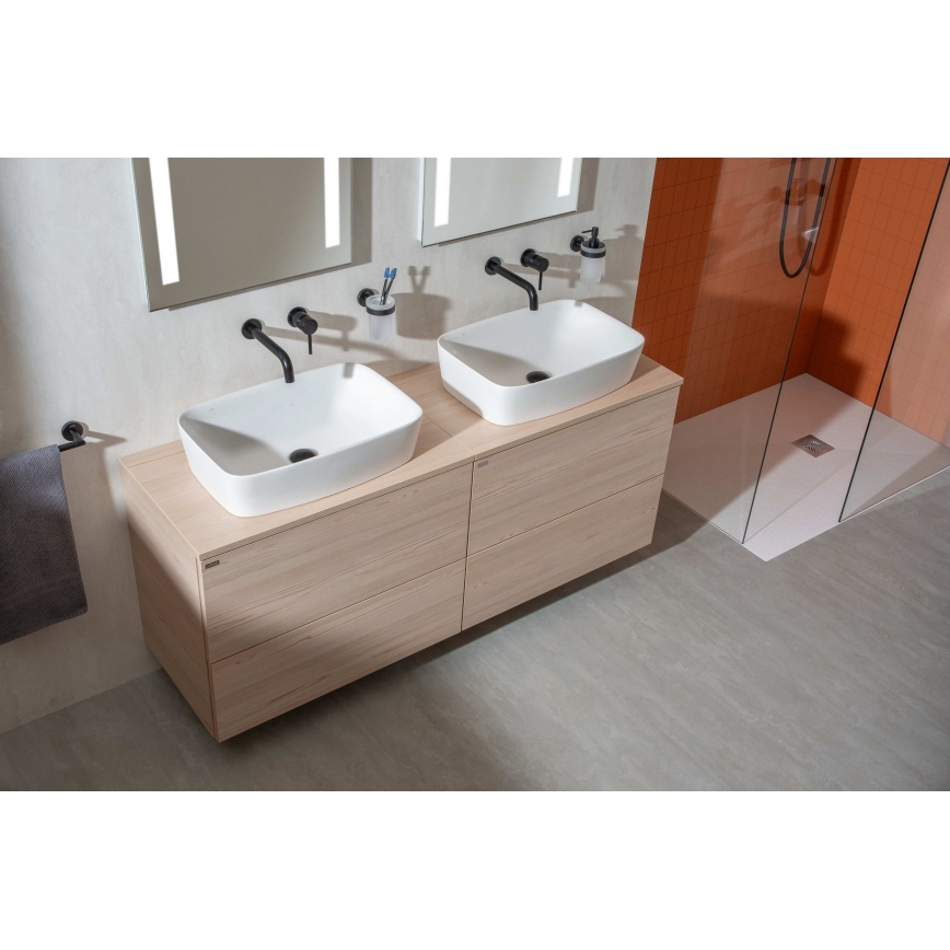 JIKA H8183827571041 - Vasque à poser LYRA 55x40 cm céramique/blanc mat