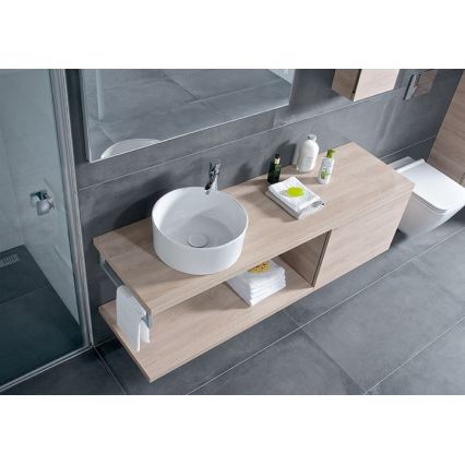 JIKA H8184200001121 - Vasque à poser CUBITO d. 40 cm céramique/blanc