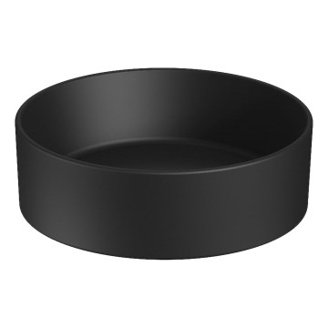 JIKA H8184207161121 - Aanrecht wastafel CUBITO diameter 40 cm keramiek/mat zwart