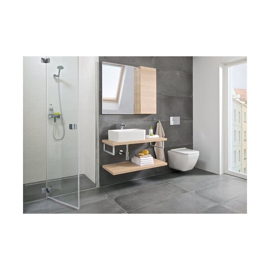 JIKA H8184230001121 - Aanrecht wastafel CUBITO 50x35 cm keramiek/wit