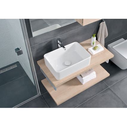 JIKA H8184230001121 - Aanrecht wastafel CUBITO 50x35 cm keramiek/wit