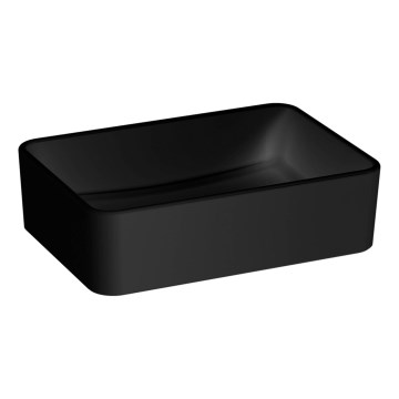 JIKA H8184237161121 - Aanrecht wastafel CUBITO 50x35 cm keramiek/mat zwart