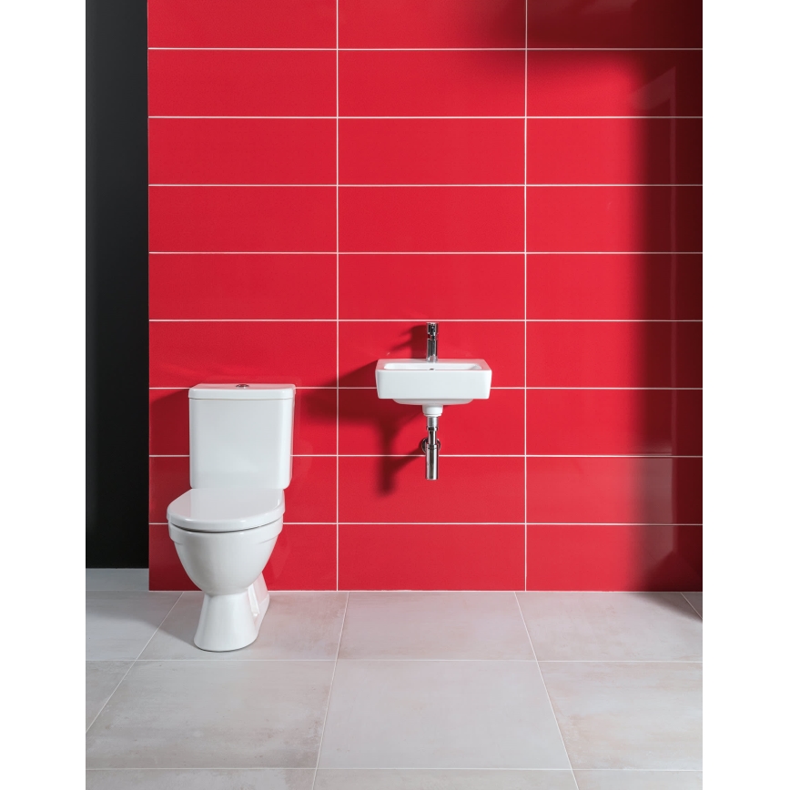 JIKA H8263870002413 - Toilet met gesloten voorziening LYRA keramiek/wit