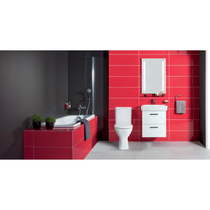 JIKA H8273860002801 - Toilettes fermées LYRA céramique/blanc