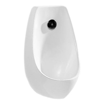 JIKA H8411010000001 - Urinoir DOMINO avec arrivée d'eau arrière, évacuation arrière, céramique/blanc