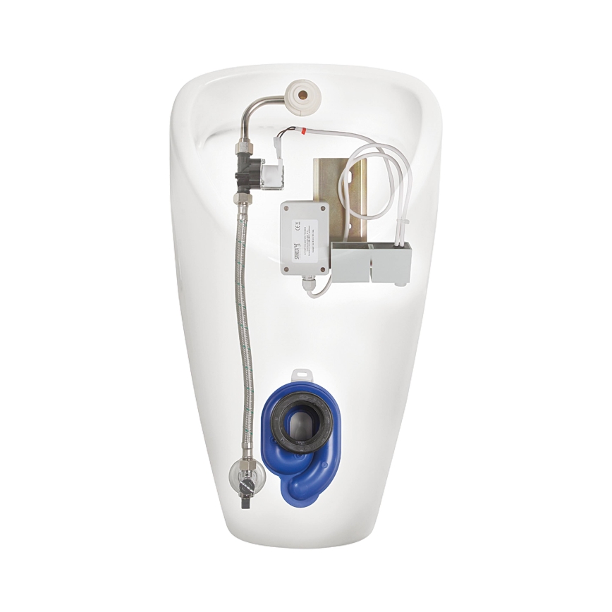 JIKA H8430700004901 - Urinoir met sensor GOLEM 230V interne inlaat, achterste afvoer keramiek/wit