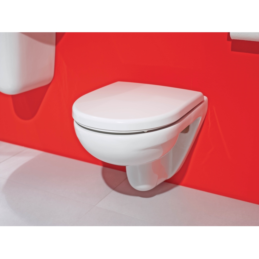 JIKA H8663810000001- WC suspendu LYRA céramique/blanc + abattant LYRA duroplast/blanc