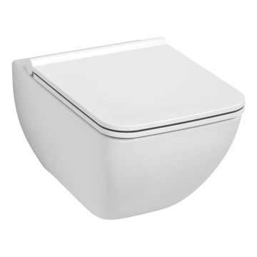 JIKA H8669540000001 - Hangend toilet PURE keramiek/wit + toiletzitting SoftClose PURE duroplast/wit