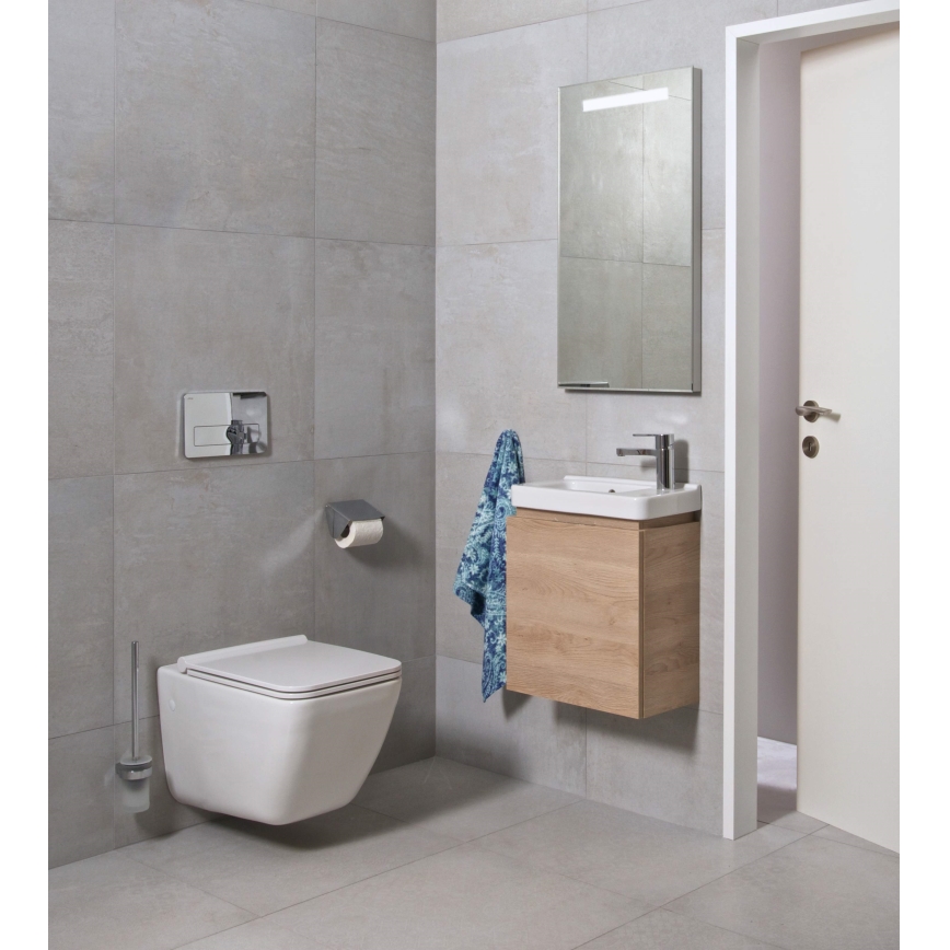 JIKA H8669540000001 - Hangend toilet PURE keramiek/wit + toiletzitting SoftClose PURE duroplast/wit