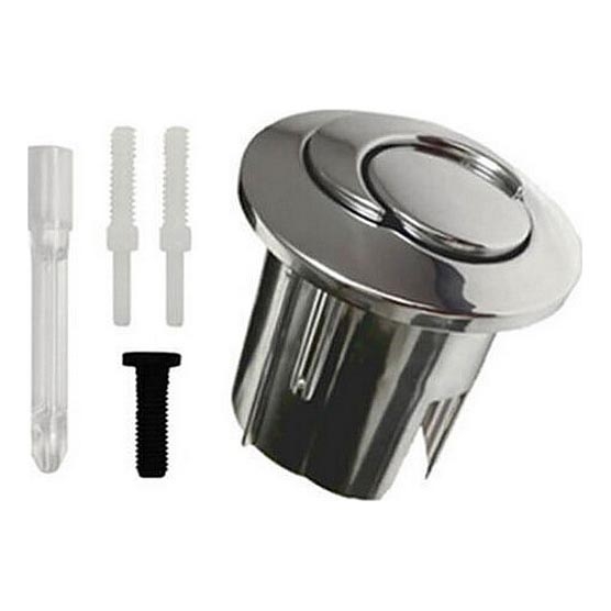 JIKA H8913630000001 - Bouton de chasse DUAL LYRA/DEEP chromé brillant