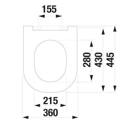 JIKA H8917167570631 - WC-bril SoftClose MIO duroplast/mat wit